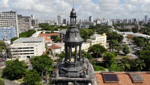 Em fase final de restauração, Torre do Relógio da FDR deve ser entregue em setembro