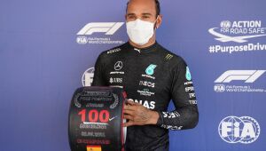 Hamilton conquista sua 100ª pole position no GP da Espanha