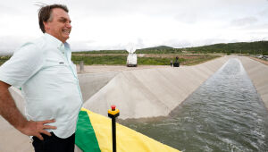 Bolsonaro inaugura trecho da transposição do Rio São Francisco