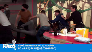 Pânico, da Jovem Pan, tem pancadaria entre apresentador e comentarista