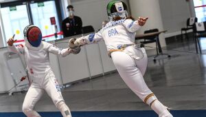 Nathalie e Guilherme Toldo alimentam chances de medalha inédita na esgrima