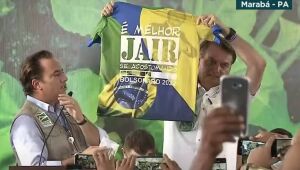 Em ato com tom de campanha, no Pará, apoiador de Bolsonaro pede defesa de garimpeiros e madeireiros
