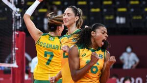 Brasil vence Coréia do Sul por 3x0 e vai disputar o ouro do vôlei feminino contra os EUA