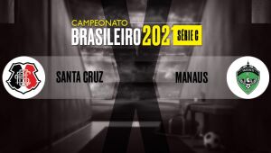 Acompanhe, em tempo real, todos os lances de Santa Cruz e Manaus, pela Série C