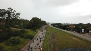 Passeio Motociclístico da PRF-PE arrecada quase duas toneladas de alimentos