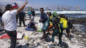 Protesto antiimigrantes termina com incidentes violentos no Chile