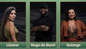 Liziane Gutierrez, Nego do Borel e Solange Gomes disputam roça nesta quinta (23)