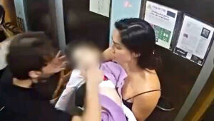 Nova imagem mostra Dr. Jairinho no elevador com Henry no dia da morte do menino