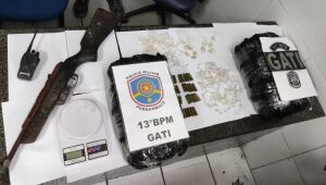 Operação conjunta apreende drogas na comunidade do Detran