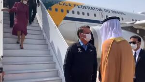 Bolsonaro chega a Dubai para viagem de seis dias pelo Oriente Médio