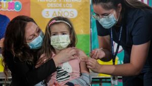 Chile inicia vacinação contra Covid-19 em crianças de 3 a 5 anos