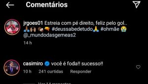 Atacante do Náutico é elogiado pelo youtuber Casimiro, após homenagem à mãe