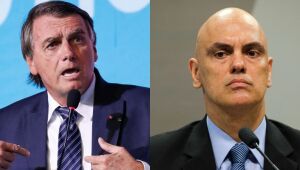 Bolsonaro recorre contra decisão de Toffoli que rejeitou ação contra Moraes