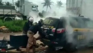 Manifestantes pedem justiça para homem morto em Sergipe
