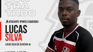 Atacante Lucas Silva é anunciado pelo Santa Cruz