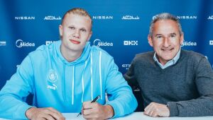 Manchester City anuncia a contratação de Erling Haaland