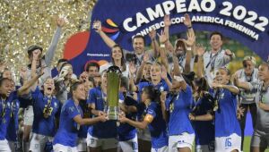 No sufoco, Brasil vence Colômbia e é campeão da Copa América feminina pela oitava vez