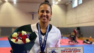 Gabriele Siqueira é bronze no Grand Prix de Taekwondo de Paris