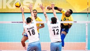 Brasil supera Argentina e vai à semifinal do Mundial de Vôlei Masculino