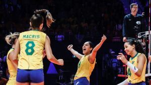 Brasil vence Holanda e encaminha vaga às quartas do Mundial de Vôlei