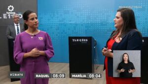 Candidatas ao Governo do Estado, Marília Arraes e Raquel Lyra, participam de debate; assista 