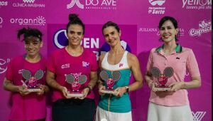 II Open Outubro Rosa de Tênis Feminino conhece campeãs