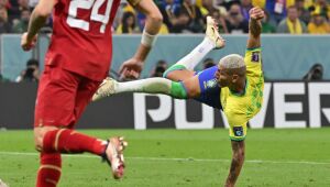 Brasil tem três candidatos a gol mais bonito da Copa com dois de Richarlison e um de Neymar; vote