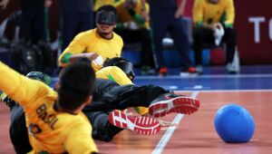 Seleção masculina estreia com vitória no Mundial de goalball