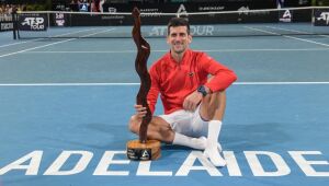 Novak Djokovic conquista seu primeiro título do ano em Adelaide