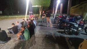 PRF autua grupo de motociclistas por rachas na BR-232, entre Caruaru e Gravatá