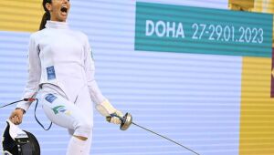 Nathalie Moellhausen brilha e vence Grand Prix de espada de Doha