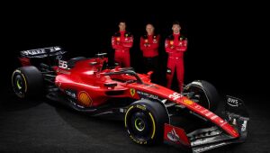 Ferrari apresenta carro para temporada de 2023 com ambição de fazer frente à Red Bull