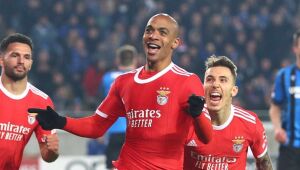 Benfica vence Brugge fora de casa por 2x0 no jogo de ida das oitavas da Champions