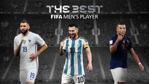 Messi, Mbappé e Benzema; confira os números dos finalistas do Fifa The Best