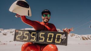 Francês Simon Billy bate recorde mundial de velocidade no esqui ao atingir 255,5 km/h