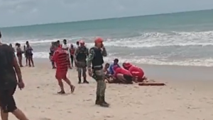 Banhista é mordido por tubarão neste domingo (5), na praia de Piedade, em Jaboatão dos Guararapes