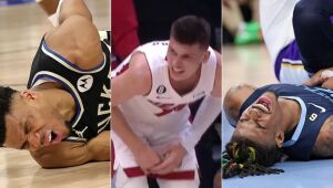 Primeira rodada de playoffs da NBA tem lesões de Giannis, Herro e Ja Morant