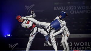 Caroline Santos conquista medalha de prata no Mundial de Taekwondo