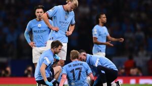 De Bruyne sai machucado pela segunda final de Champions League com o Manchester City 