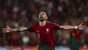 Com dois de Bruno Fernandes, Portugal vence Bósnia nas Eliminatórias da Euro