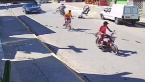 Ciclista é atingido por moto no Alto do Moura, em Caruaru