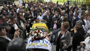 A presidential candidate is buried after a public tribute in Ecuador