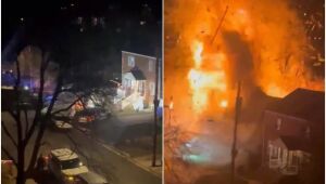 Casa nos Estados Unidos explode quando a polícia executava um mandado de busca; vídeo