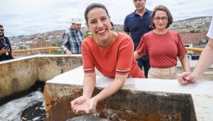 Raquel Lyra comemora inauguração de Estação Elevatória da Adutora do Agreste; evento terá Lula