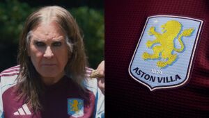 Com participação de Ozzy Osbourne, Aston Villa divulga novo uniforme; veja o vídeo