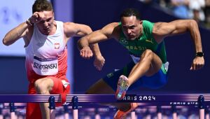 Eduardo Rodrigues marca 13s22 e avança às semifinais do 110m com barreiras em Paris-2024