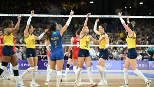 Vôlei feminino do Brasil supera a Turquia e leva medalha de bronze em Paris