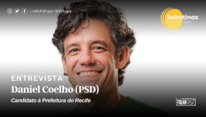 Assista ao vivo à sabatina com o candidato à Prefeitura do Recife Daniel Coelho (PSD)