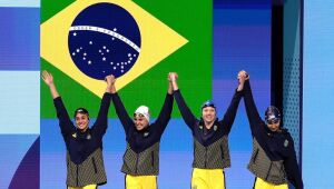 Olimpíadas: Brasil fica em sétimo no 4x200m da natação