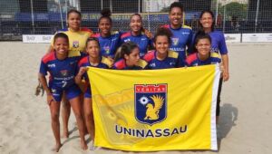 Pernambuco estreia com goleada no beach soccer dos JUBs Praia, no Rio de Janeiro